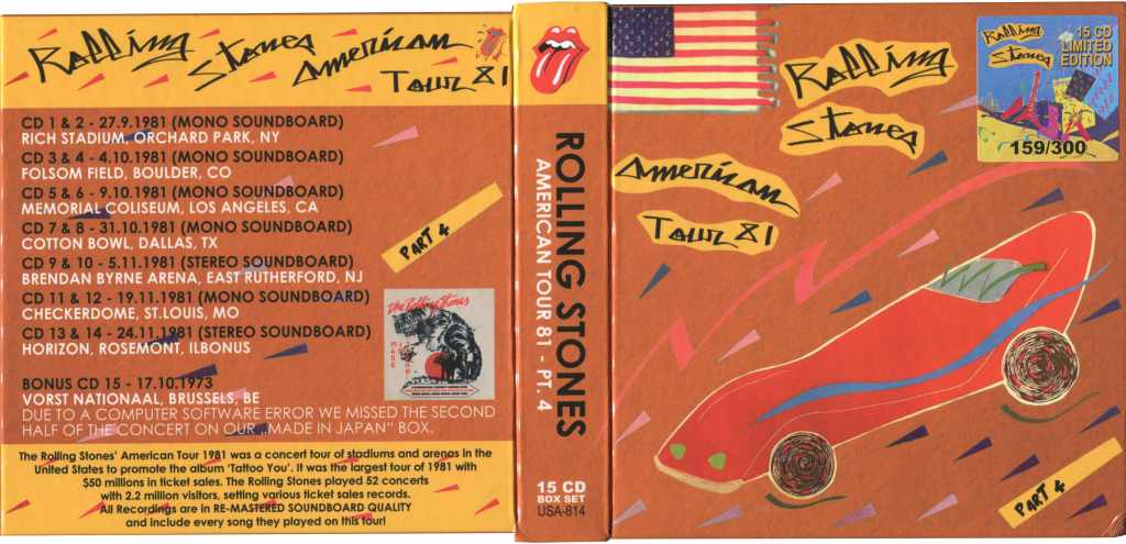 The Rolling Stones - AMERICAN TOUR PART 4; 1981 | Guitars101