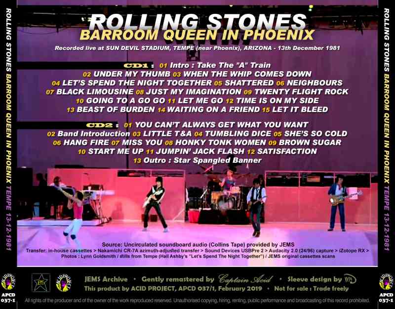 dbboots.com - The Rolling Stones Bootlegs database -