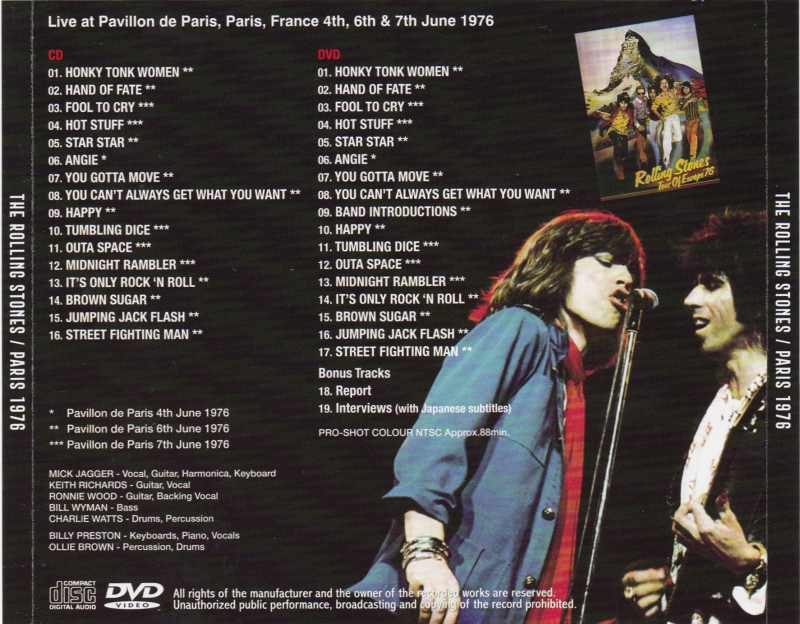 dbboots.com - The Rolling Stones Bootlegs database -