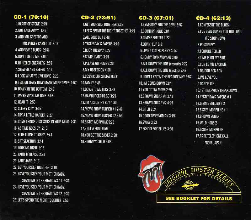 dbboots.com - The Rolling Stones Bootlegs database -