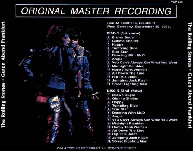 Dbboots Com The Rolling Stones Bootlegs Database