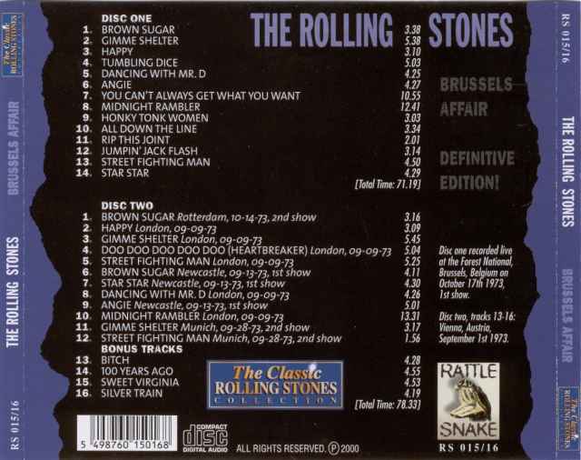 dbboots.com - The Rolling Stones Bootlegs database -