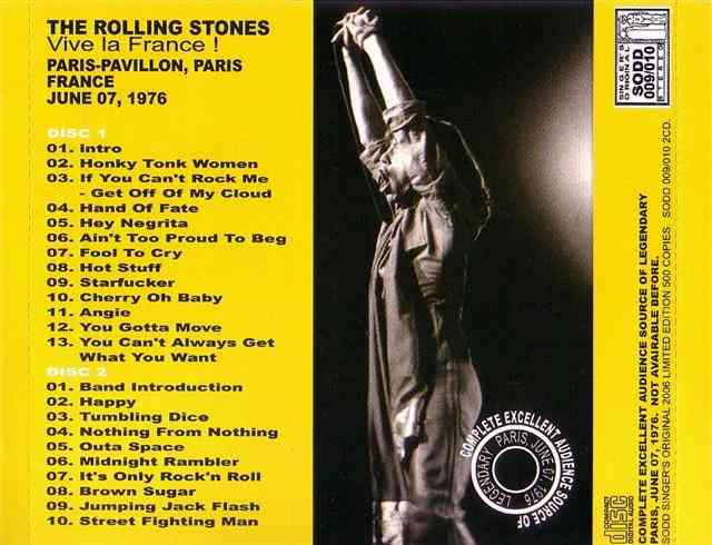 dbboots.com - The Rolling Stones Bootlegs database -